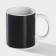 Homeleon mug ceramic shade "Rainbow waves", 350 ml, black color