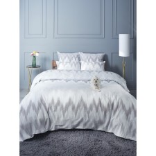 Bed linen 2 joint venture Guten Morgen Silver, size 220x240 cm, 175x215 cm, 70x70 cm - 2 pcs