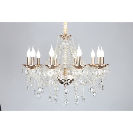 Suspended chandelier Gadoni 10x40W E14 gold 75x75x55cm-1