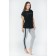 Women's tunic "Tima", size 44, black color