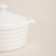 Sl -resistant ceramics pan Sl Home "Santorini", 750 ml, 19 × 16 × 7.5 cm, white color