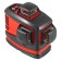 Laser Laser Kapro 883h, 3 rays, 1/4 "and 5/8", ± 0.2 mm/m, 360 °, case, 30/60 m