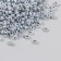Glass beads 6/0 "graphite" translucent mother -of -pearl 450 grams