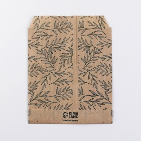 Package package, packaging, crafting, V-shaped bottom of “good mood”, 16.8 x 13.5 x 5.5 cm-1