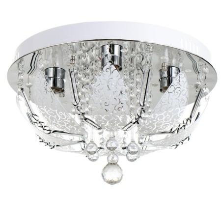 Svetogor chandelier "Grodno" 4x60W E27 LED lighting chrome 40x40cm-1