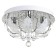 Svetogor chandelier "Grodno" 4x60W E27 LED lighting chrome 40x40cm