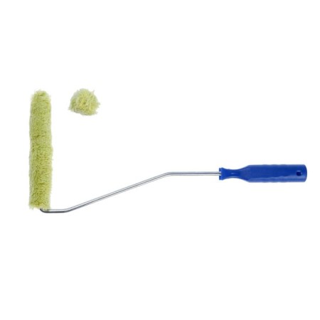 Mini-veil tundra, polyacryl, 150 mm, handle d = 6 mm, d = 15 mm, pile 12 mm, green-3