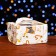 Bearbox under the Bento-Port with the Window "New Year with cones", 14 x 14 x 8 cm
