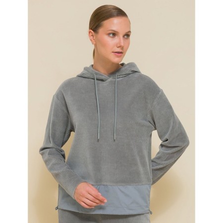 Female sweatshirt, size 42, gray color-2