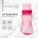 A bottle for feeding, a wide throat, medium flow, 300 ml., Pink color, +3 months