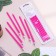 Candles for the cake "Classic" with a stand, 13 cm, 6 pcs, pink
