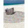 Pareo and beach rug "mood - spring", d = 150 cm
