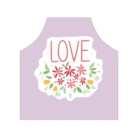 Apron kitchen with a photo print "Love", adjustable, size OS-2
