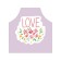 Apron kitchen with a photo print "Love", adjustable, size OS