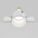 The built-in lamp Technical DL048-01W, 1x50W, 12x4.4 cm, GU10, white color