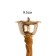 Vita chandelier 6x40W E14 gold 58x58x50 (88) cm