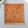 Scrapbooking paper bilateral craft "Leaves and manuscript" Density 180 g 15.5x17 cm