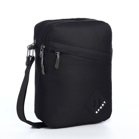 Male bag, black color-1
