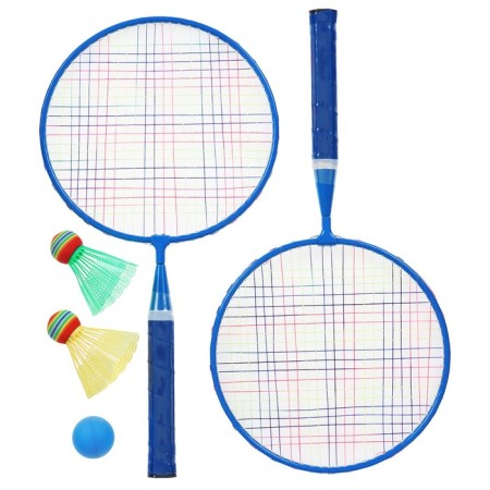 ONLYTOP Badminton Set: 2 rackets, 2 streams, ball, color mix-2