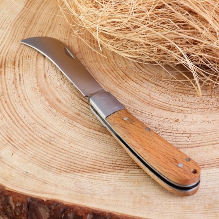 Folding knife "Gammal", blade 76mm/2.5mm, handle of wood