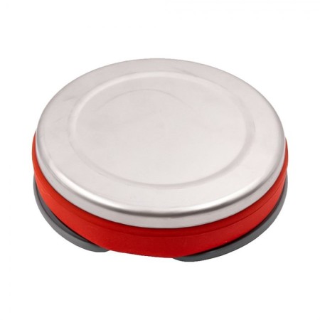 Tramp kettle folding silicone 1 l, terracotta color-4