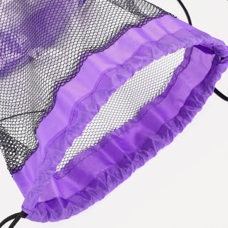 Bag for shoes on the lace, purple color-1