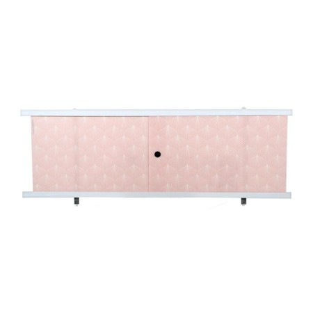 Bath screen "Quarter Pink Hurders", 148 cm