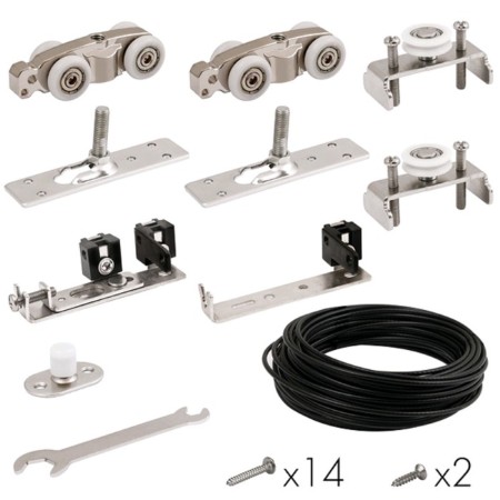 The basic set for synchronous opening of the Comfort door - Pro Set 4.Synchron