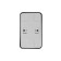 Double SE BLANCA, 16 A, 250 V, invoice, without salary, IP20, anthracite, Blnra000216