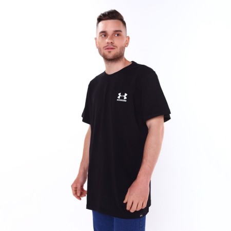 T -shirt male, black color/print mix, size 50 (4xl)-2