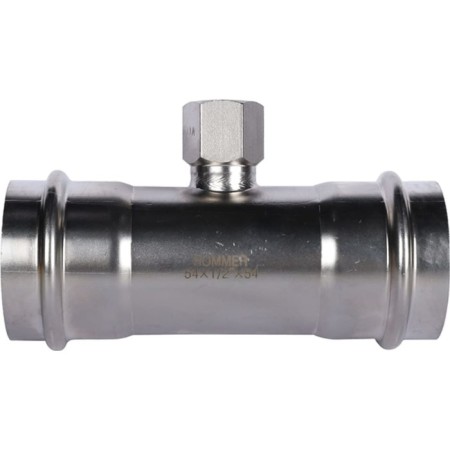 Rommer RSS-0015-005412, VPR-BR, D = 54 mm X 1/2 ", press steel, stainless steel-2