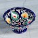 Candy of Rishtan ceramics "Flowers", 13 cm, blue