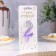 Candle for the cake "Oval", number "2", 5.5 cm, silver-sirn