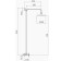 Shower system Fashun A2308, two -wound, tropical shower, chrome