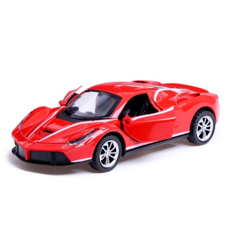 Autograd Metal Metal "coupe", 1:28, light and sound, doors open, red color-3