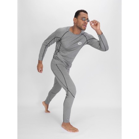 Thermal underwear is male, size 52-54, the color is light gray-14