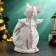 Piggy bank "Dragon" White Stone, 12x17x22cm