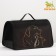 Bag - Frame Animal Carriage, 45 x 25 x 30 cm Black with animals