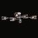 Tres chandelier, size 72x20x100 cm, 360W 6xe27 IP 20