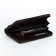 Men's purse-clate on a zipper, a department for bills, maps, coins, brown color