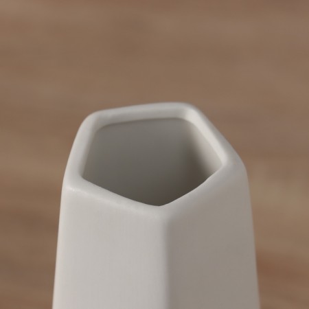 VAZA Ceramics Table "Heidi" City Galant, 21x7 cm, blue and white-1
