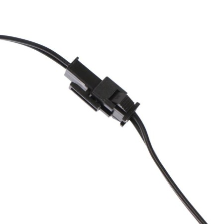 Cartage neon thread for lighting salon, feeder 12 V, 2 m, green power adapter-3
