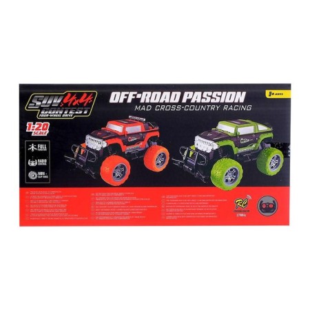 Radio -controlled jeep "Extreme", works on batteries, blue color-5