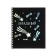 A notebook of 96 sheets in a cage on the crest "Brilliant thoughts", covered cardboard, lamination Soft Touch, foil embossing, block 60g/m2, mix