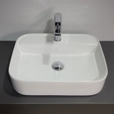 Comforty 78574-50 shell shell, rectangular, white color, 50 cm