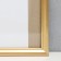 Photo frame plastic 35x35 cm, gold (plastic screen)