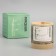 Aromatic candle in the bamboo "Bamboo barrel", soy wax, 25 hours, 150 gr, in the box, 8.5x8 cm