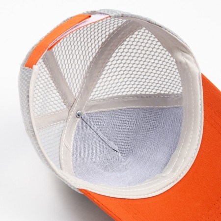 Baseball cap for the boy minku, orange/green color, rr 52 cm-4