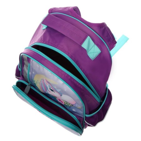 School backpack, 37 x 26 x 13 cm, ergonomic back, calligrata ORT "Unicorn-15