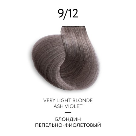 Cream-color hair Permanent Ollin Professional Color Platinum Collection, tone 9/12, 100 ml
